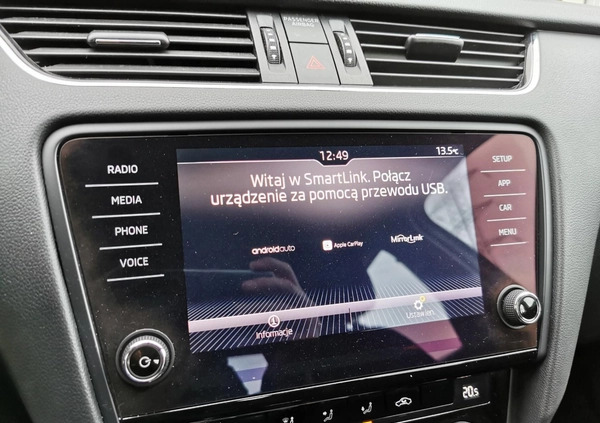 Skoda Octavia cena 54900 przebieg: 134873, rok produkcji 2019 z Limanowa małe 121